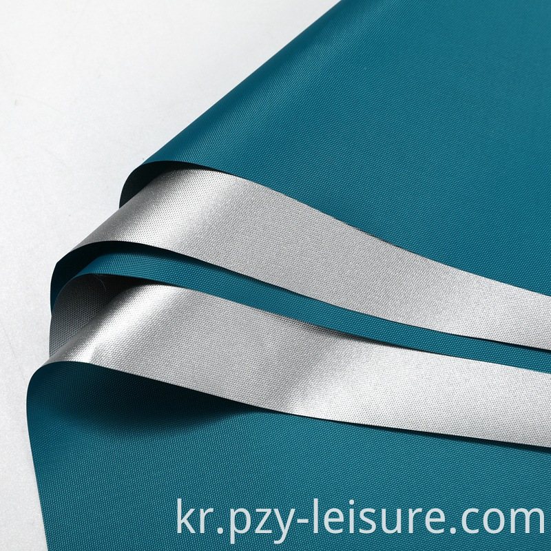 210D silver-coated PU 6000 water pressure tent fabric